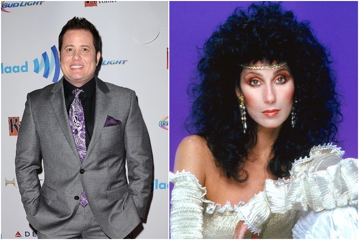 Chaz Bono and Cher